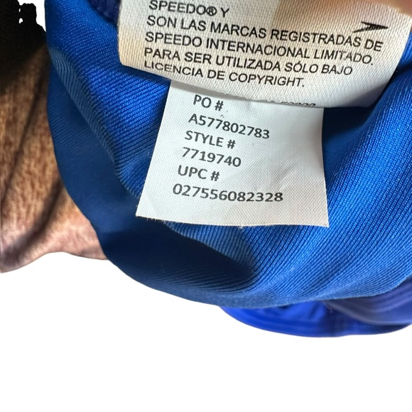 Speedo Women’x 12/38 Blue Ombre one Piece Swimsuit Swim Powerflex Eco Beach Pool - Picture 10 of 16